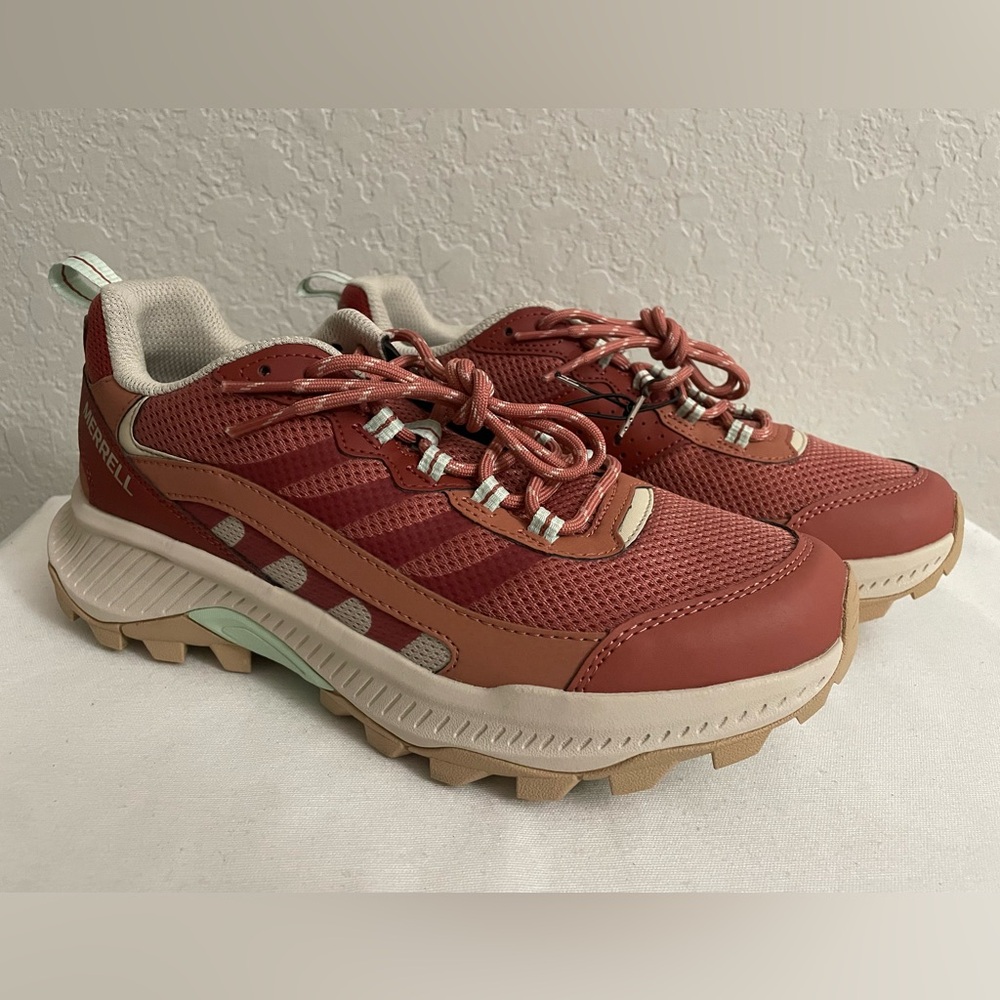 Merrell Speed Strike 2.0 Hiking Shoe in Coral - Womens Size 9